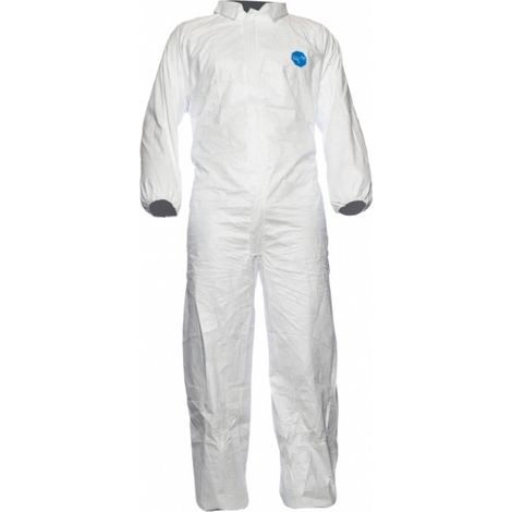 Combinaison jetable 500 Industry – Tyvek 41 g/m² – Résistante aux déchirures – Col officier pour environnements sans projection – Zoro Select