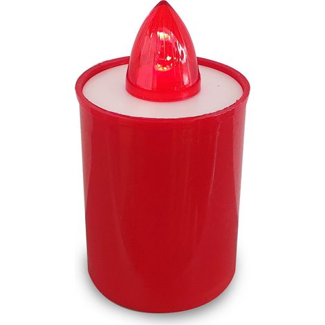 Lumino led velamp altezza 9cm rosso - il013-r (1/4)