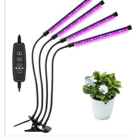 Pflanzenlampe, Vollspektrum Pflanzenlampe, Pflanzenlampe mit 3 Timern, mehrfarbig (1/4)
