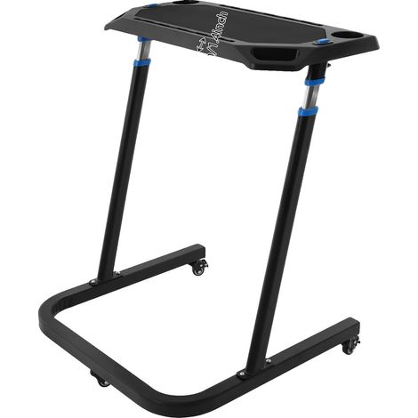 Bureau de Fitness, Hauteur Réglable, Capacité de 110 lbs, Noir (1/2)