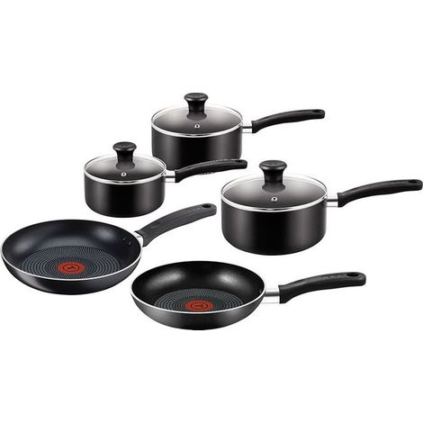 Castey Batteria da Cucina Acciaio Inox Essentials 5 Pezzi