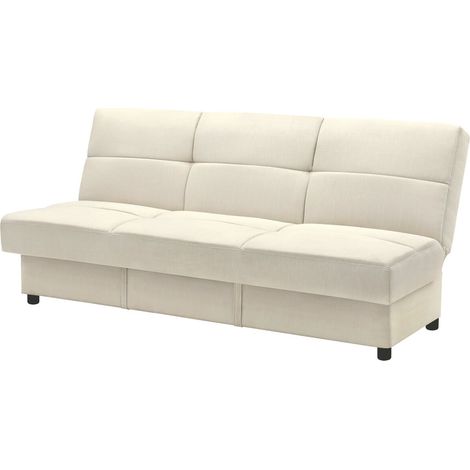 Sofá Clic-Clac "Enzo" - 186 x 80 x 87 cm - 3 plazas - Beige (1/5)