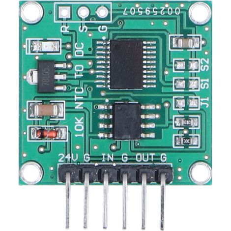Module convertisseur de tension NTC linéaire thermistance vers transmetteur température, pour conversion précise en signal tension, capteur température industriel. (1/5)