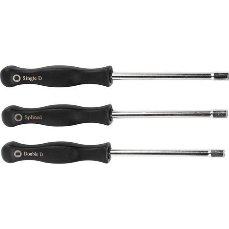 Outil de réglage du carburateur, poignée en plastique 3 pièces/kit tournevis de carburateur poignée marquée pour la réparation d'entretien (1/5)