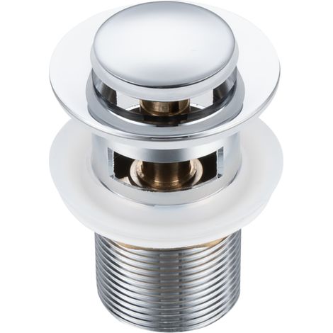Balneo Bonde clic-clac avec trop-plein, pour lavabo, finition chrome, laiton (1/5)
