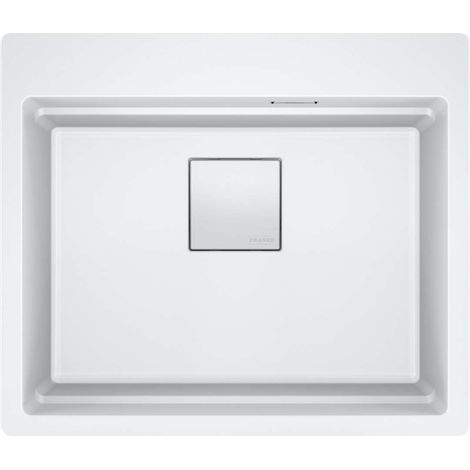 Franke Kubus 2 Pro - Fregadero fragranite KNG PRO 610-53, blanco hielo 114.0749.421 (1/5)