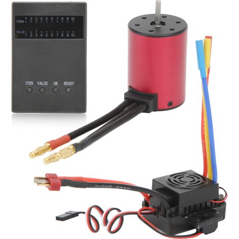 Adatto a regolatori di velocità elettronici brushless impermeabili, dotato di molteplici funzioni di protezione, elevata tolleranza alla corrente, eccellenti prestazioni di accelerazione e risposta de