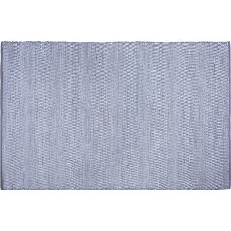 DAMIUS - Tapis 160x230cm PET Recyclé Toucher Laine Galet (1/5)