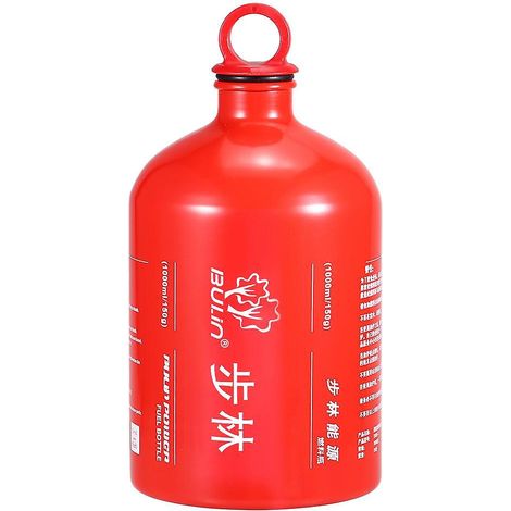 Leere 500-ml-/750-ml-Campingbrennstoffflasche, Alkohol, Benzin, Petroleumtank