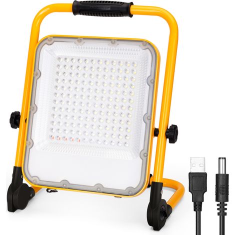 Faro LED da cantiere ricaricabile 100W 6500K (1/5)