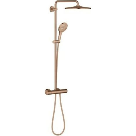Duschsystem Rainshower SmartActive 310 26836 mit THM warm sunset gebürstet (1/2)