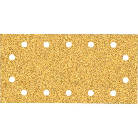 Bosch EXPERT C470 Schleifpapier für Schwingschleifer, 115 x 230 mm, 14 Löcher, K 40 (1/5)