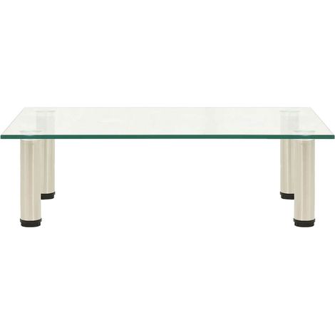 Maison Exclusive - TV-Tisch 60x35x17 cm Transparentes Hartglas (1/5)