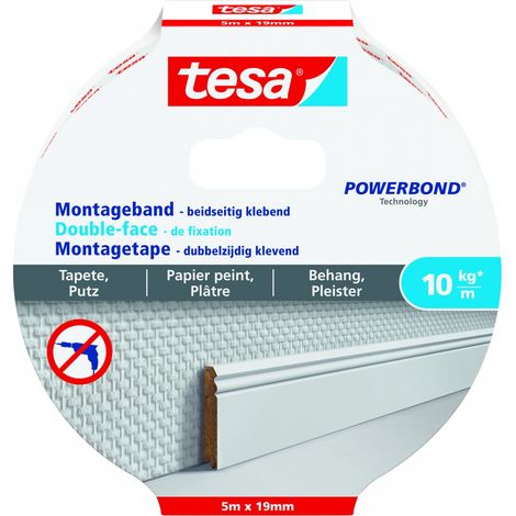 Tesa Powerbond ruban de montage blanc 19 mm x 5 m (1/5)