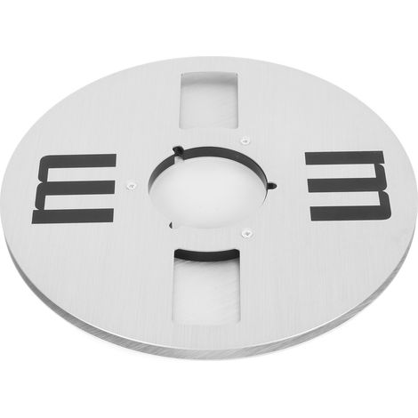Bobine de bande magnétique vide 1/4" (10,5 pouces) à 4 trous, bobine réceptrice universelle pour enregistrement, machine à bobines ouvertes (1/5)