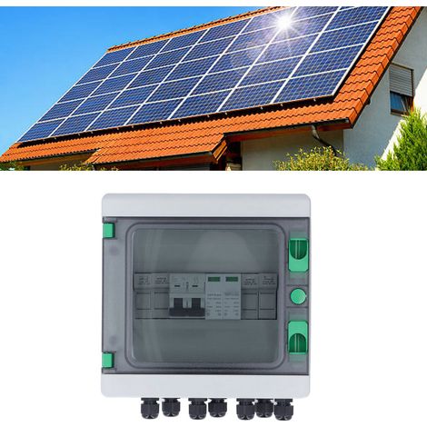 Die Photovoltaik-Kombinationsbox CC GYPV/2-1 550V ist kompatibel mit einfachen MPPT-Wechselrichtern mit 2 Photovoltaik-Eingangskanälen und einem Ausgangskanal. (1/5)