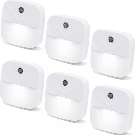 BEBUSINGOTO 6er-Pack Plug-in-LED-Nachtlichter, intelligente Nachtlichter mit EU-Stecker (1/5)