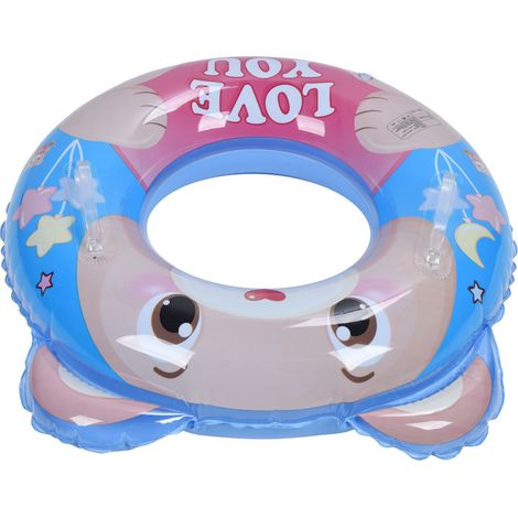 Bouée bébé ours en dessin animé pour enfants, bleue, taille 60 (1/5)