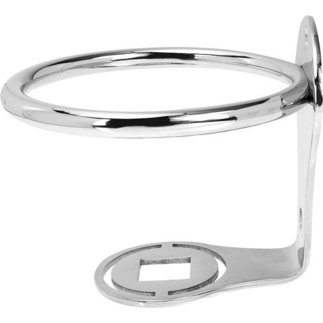 Porte-gobelet INOX Miroir pour Bateau et RV Structure Solide Surface Lisse Argenté (1/4)