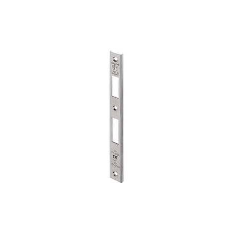 Schließbl.P643 VA ma geb.U-Schließblech f.Fluchttüren DIN L/R B.24xL.243mm WILKA se traduit par Gâche P643 VA ma courbée en U pour portes anti-panique DIN G/D L.24xL.243mm WILKA (1/2)