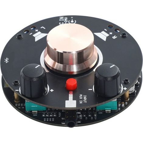 Convient aux cartes d'amplificateurs HiFi Bluetooth 5.0 50W x 2, double alimentation numérique, classe D, convient aux systèmes audio domestiques DIY. (1/3)