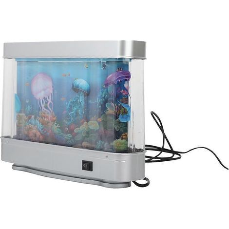 Dekorative Aquariumlampe mit virtuellem Nachtlicht, Ozean-Effekt und dynamischer LED-Beleuchtung zur Schlafzimmerdekoration. (1/5)