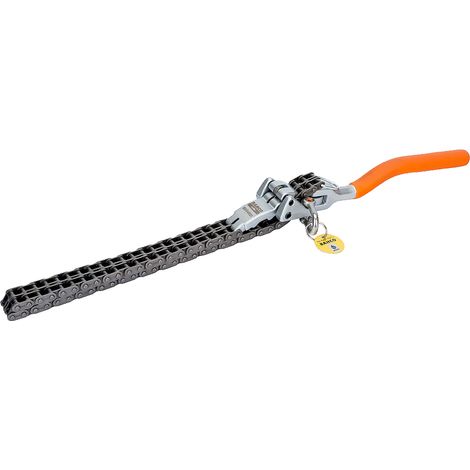 BAHCO - Clé à chaîne pour filtre à huile avec pièce de sécurité, 520 mm (1/3)