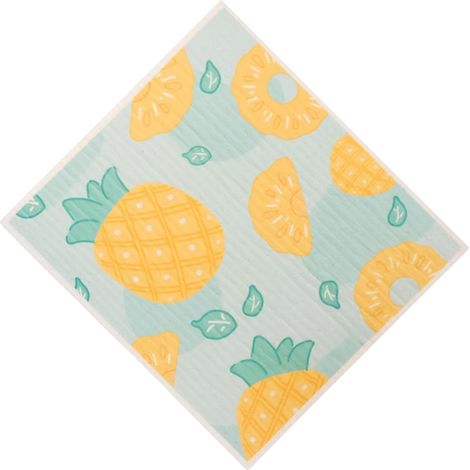 Éponges suédoises Chiffons en Cellulose et Coton Torchons à séchage rapide pour casseroles, poêles, plans de travail, électroménager, appartement, ménage (1/5)