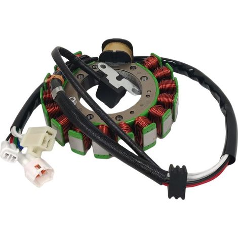 Bobine d'allumage pour moto compatible avec Yamaha Warrior 350 YFM350 3HN-85510-10-00 (1/4)
