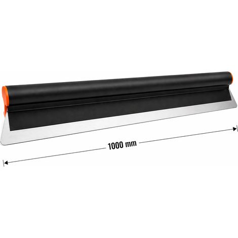 Spatola per intonaco Atlas Tools 100 cm 1000 mm lama professionale Atlas Tools anodizzata nera falce per stucco da costruzione (1/5)