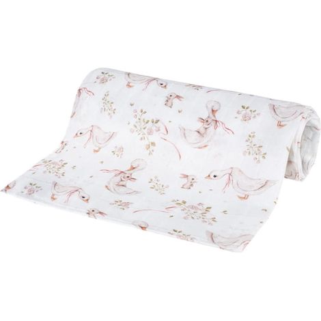Couche en bambou 110x110 Oies, Bocioland (1/2)