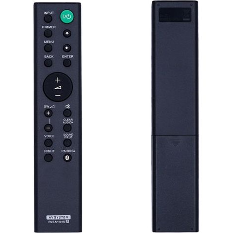 Télécommande RMT-AH101U pour barre de son Sony HT-CT381, compatible Rmtah101u, contrôle audio système home cinéma, noir (1/3)
