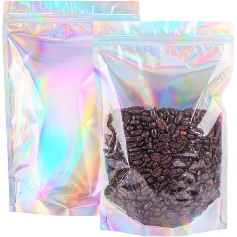 Sac d'emballage décoratif petit pendentif sac d'emballage électronique auto - scellé sac de scellement répété (100pcs, 1522cm) (1/5)