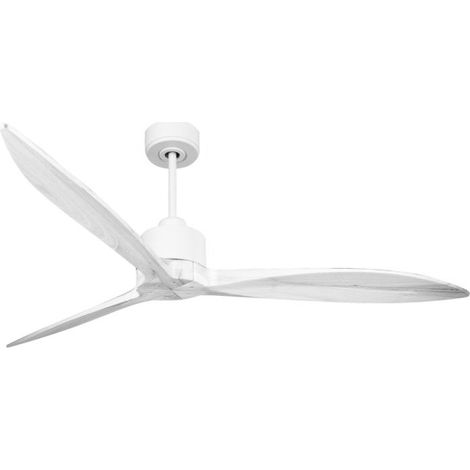 Modulo Latino Slim - Super destratificateur et ventilateur DC 166 cm blanc pales bois blanc idéal 30 à 60 m² (1/5)