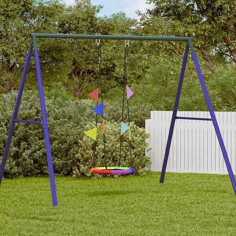Toboggan enfant : Happy Hop Toboggan à eau gonflable avec piscine 450x320x240 cm PVC jeu extérieur enfant, aire de jeu jardin, balançoire enfant , pour jardin, usage domestique , enfant 3-8 ans (1/5)