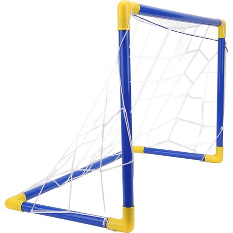 Mini-Kinderfußballtor, für drinnen und draußen, Kinderfußballtor-Set mit Netzpumpe (1/5)