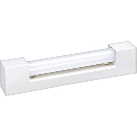 Aric – Réglette S19 IP24 pour salle de bain – Éclairage LED blanc – Interrupteur intégré – Dimensions compactes pour espaces réduits