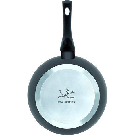 Sartén de inducción antiadherente Jata SF124, de aluminio forjado, 24 cm de diámetro, apta para todo tipo de placas de cocina, i (1/4)