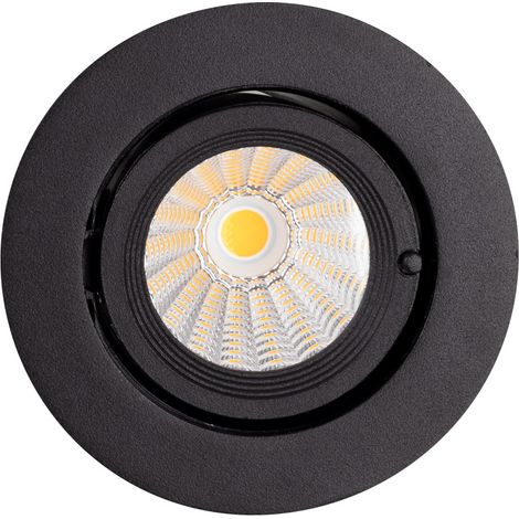 Faretto da incasso orientabile tondo nero LED 10W RUBIO Maxlight (1/5)