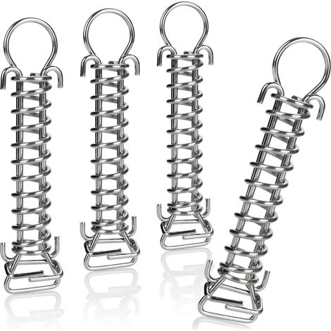 Ressort Tension avec Crochets – 4 Pcs, Auvent, Bateau, Fixation (1/5)