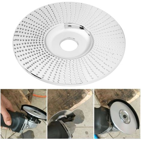 Accessoires pour meuleuse d'angle : disque de 100 mm de diamètre pour le polissage des pièces métalliques (1/5)