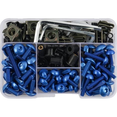Kit de montaje, aluminio resistente, fácil instalación, azul. (1/2)