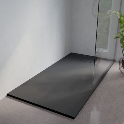 Receveur de douche 180x90 cm extra plat - SAPHIR- Gris anthracite