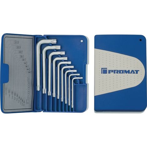 Set di cacciaviti offset 9 pezzi Custodia pieghevole in plastica T9-T45 PROMAT
