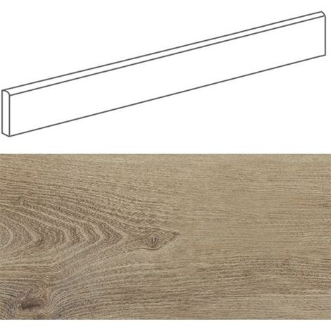 Plinthe imitation parquet bois BELFAST TEAK 10x80 cm - 11.2 ml