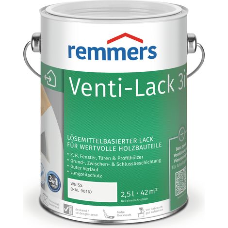 Remmers Venti-Lack 3in1- weiß 2,5 Liter