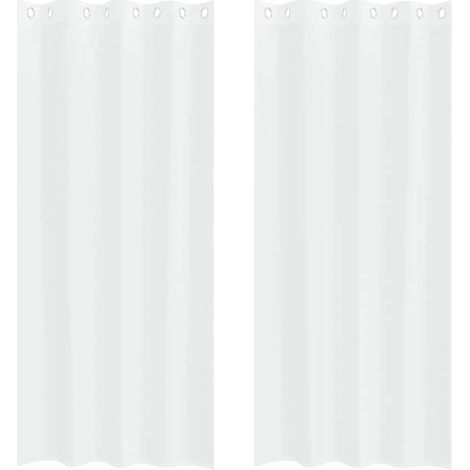 Maison Exclusive - Cortina de Voilé con cortinas 2 pcs 245 x 140