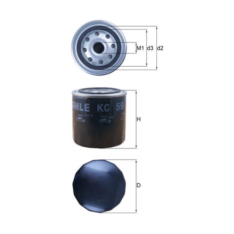 KC59 Knecht Kraftstofffilter
