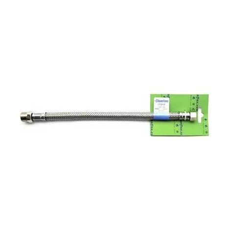 FLESSIBILE INOX MODELLO NORMALE  CM. 30 S-BRICO Misura: DN10 FF 3/8 x 3/8