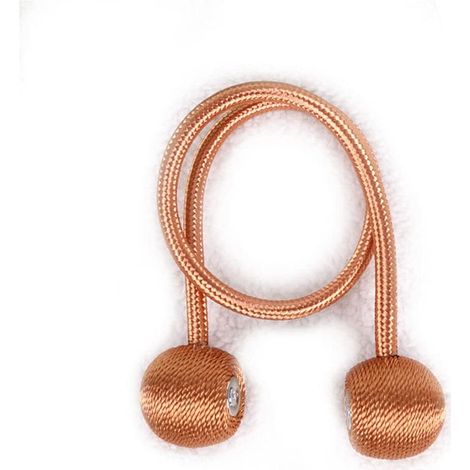 Embrasses de rideaux magnétiques tissées pour décoration de maison ou de bureau (F)